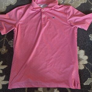 Vineyard Vines Pink Kids Polo Shirt